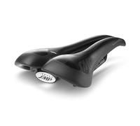 Sillín Selle SMP Well M1 de gel para bicicleta de carretera y MTB unisex ( Negro mate )