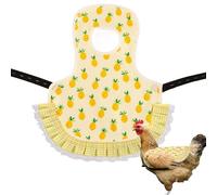 Selles pour poules - Tablier de Protection Dorsale pour poules Avec sangle réglable, Selle d'accouplement pour poules la récupération, Notre Selle de poulet Aide VOS poules à avoir un Plumage éclatan