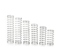 SellGood Muelles Metálicos 10 unids/Lote 1,0mm pequeño Resorte de compresión de Acero Inoxidable OD 6-15mm Longitud 15mm a 50mm Muelles Metálicos(35mm,15MM_1.0MM)