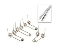 SellGood Muelles Metálicos 2 uds diámetro de Alambre 1,2mm reemplazo de rizador de Pelo Resorte de torsión de Doble Retorno Accesorios de Varilla para rizar el Cabello Muelles Metálicos(28mm)