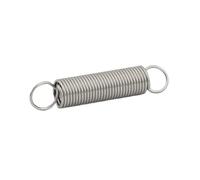 SellGood Muelles Metálicos Lote de 5-10 resortes de extensión de Acero Inoxidable de 0,6 mm con Gancho de diámetro Exterior. Muelles Metálicos(50mm,6MM_0.6MM)