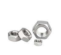 SellGood Tuerca de Mano Tuercas hexagonales de Rosca Fina Gruesa de Acero Inoxidable 304 de EE. UU., UNC/UNF, 4#, 6#, 8#, 10#, 12#, 1/4, 5/16, 3/8, 7/16, 1/2, 5/8 y 3/4, 1~20 Unidades(7I16-20(5pcs))