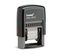 Sello 12 Fórmulas Comerciales Printy Trodat 4822 Autoentintable, Tinta Negra, 48 x 4 mm