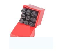Sello alfabeto cuero Kit de estampado Metal con troquel acero, herramienta perforación, números, letras, alfabeto, sellos, herramientas, joyería DIY, sello cuero(12.5mm Number)