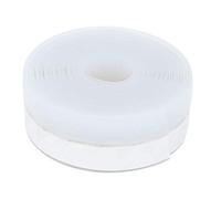 Sello autoadhesivo para puerta, burlete, adhesivo de sellado de silicona de 5 m, cinta aislante transparente para huecos de vidrio de ventanas (35mm * 5m (aleatoria blanca/blanquecina))