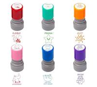 Sello Autoentintable Para Profesores,6 Piezas Elogios Estímulo Niños Sellos,Maestro Valoración Recompensa Motivación Sellos,Lindo Dibujos Animados Niños Sello,Sello De Alabanza Aliento