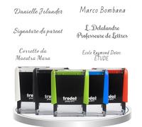 Sello autoentintable personalizado -Trodat 4911 hasta 4 líneas de texto, Tamaño: 0.55" *1.5"(14 * 38mm)