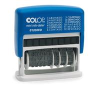 Colop Sello S120/WD Fecha 4 x 42 mm Azul