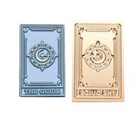 Sello con diseño de tarot con cabeza rectangular vintage para invitaciones de sobres