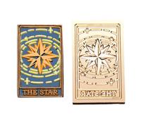 Sello con diseño de tarot con cabeza rectangular vintage para invitaciones de sobres