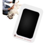 Sello con estampado de pata,Almohadilla de tinta con estampado de pata | Sello con estampado de pata de perro Clean Touch | Kit de de huella de mano de tarjeta de impresión colorida,