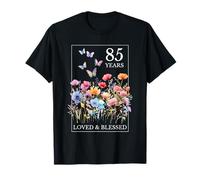 Sello con Forma de Mariposa bendecida de 85 años, 85 años Camiseta