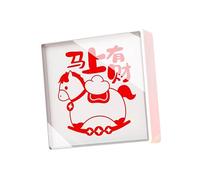 Sello conmemorativo del Año del Caballo 2026 sin tinta fotosensible para coleccionistas chinos y regalos de festivales, varios temas