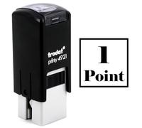 Sello de 1 punto | Sello de tinta buen punto | 11 mm | escuela | tarjeta de fidelidad | entradas | pizza | ink stamp one point