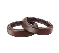 Sello de aceite de caucho fluorado TC, 25 mm x 42 mm x 7 mm, junta de labio esquelético FKM marrón, 2 pieza