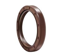 Sello de aceite de caucho fluorado TC, 50 mm x 95 mm x 12 mm, junta de labio esquelético FKM marrón, 1 pieza
