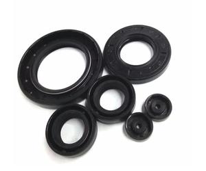 Sello de aceite de caucho, Sello de aceite, sello doble labio, eje TC con resorte liga, varios tamaños, paquete 2