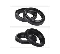 Sello de Aceite de Horquilla y Cubierta Antipolvo, 41x53x8, Compatible con XT600E XT600 XT 600 XSR700 XSR900 XSR 700 900 TRX850 TDM850 TDM TRX 850(2PCS Seal 2PCS Cover)