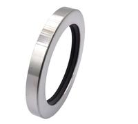 Sello de aceite de labio PTFE 76,2 * 100 * 12 89244024 con carcasa de acero inoxidable, labio único y tornillo de labio doble, repuestos for compresor de aire(76.2x100x12 CTLCCWBK)