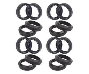 Sello de Aceite de Polvo de Horquilla Delantera 50x63x11 for TE410 TE 410 TC610 TC 610 Agusta BRUTALE 1078RR(8pc Seal 8pc Cover)