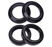 Sello de Aceite del Amortiguador de Horquilla Delantera 33X45X8 y Labio Protector Antipolvo for SH125 SH150 TS185 RV125 KX80(2pcs Seal 2pc Cover)