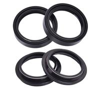 Sello de aceite del amortiguador de horquilla delantera 43x54x11 labio de cubierta compatible con F650 GS ST F650GS F650ST F800R F800ST F800S 1993-2012(2pcs seal 2pcs cover)