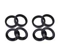 Sello de Aceite del Amortiguador de suspensión de la Horquilla Delantera 43x54x11 43 54 Cubierta Compatible con XRV750 Africa Twin XRV 750 XL1000 Varadero ABS XL 1000(4PCS Seal 4PCS Cover)
