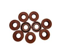 Sello de aceite del eje FKM TC-5 * 14 * 5 5 * 15 * 6 5 * 16 * 6 6 * 10 * 3,2 6 * 12 * 3 6 * 16 * 5/6/7 7 * 17/19 * 6/8 FPM Labio doble cubierto con resorte de liga (Size : 6x16x5mm 2pcs)