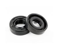 sello de aceite del esqueleto del sello de aceite, 2 juntas de acero inoxidable TC con resorte nitrilo negro NBR y labio junta(35x48x8 2pcs)