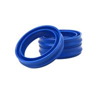 Sello de aceite hidráulico tipo UE, anillo de sellado de pistón cilíndrico azul, verde, sello de gas doble a prueba de polvo, sello de aceite de poliuretano (45 x 55 x 11,2 (1 unidad)