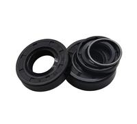 Sello de aceite NBR ID de 17mm, TC-17 * 25/27/28/30/32/35/40/45/47 * 5/7/8/10mm, sellos de aceite de doble labio de eje de caucho de nitrilo(2pcs,17x30x7mm)