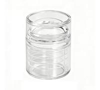 Sello de arte elástico de tamaño de viaje con cabeza retráctil y cámara para facilitar la elaboración de uñas, ahorro de espacio