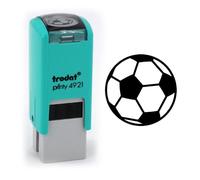 Sello de balón de fútbol | Sello de tinta de fidelidad de fútbol | 11 mm | Stamp ink soccer | Balón redondo