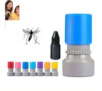Sello de broma de mosquitos autoentintado, broma de sello de mosquito, patrón realista de mozzie interactivo, divertido y novedoso patrón de dibujos animados para manos, amigos y familiares, regalos