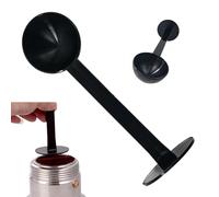 Sello de café 2 en 1 - Cuon de medición 15x5cm con un fondo prensado para grano de café, una cucharada de medición de espressos con capacidad estándar de 10 g, una herramienta de café de doble uso con