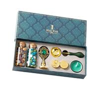 Sello de cartas, juego completo de accesorios de sello, sello de sellado con cuentas de cuchara, juego de manualidades, cierre de carta, para tarjetas, invitaciones, certificados, proyectos de