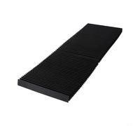 Sello de cepillo de vacío CNC industrial para eje de enrutador, cerdas de nailon grueso, falda de zapato de polvo de 20 mm, dobladillo de 100 mm de altura (135 mm)