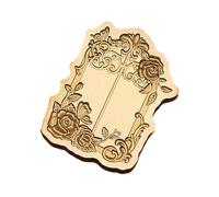 Sello de cera antiguo, cabezal de sello de latón macizo, herramienta de estampado grabado, marco de flores para cartas hechas a mano, embalaje de regalo, sello vintage para papelería