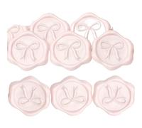 Sello De Cera Autoadhesivo Pegatinas Pegatinas de lacre, 50 unidades, lazo, for sobres invitaciones boda, calcomanías autoadhesivas 3D