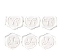 Sello De Cera Autoadhesivo Pegatinas Pegatinas de lacre, 50 unidades, lazo, for sobres invitaciones boda, calcomanías autoadhesivas 3D