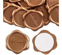 Sello De Cera Autoadhesivo Pegatinas Sellos de cera adhesivos (30 unidades) con la frase "Ábreme amor", ideales for invitaciones boda y envoltorios regalo