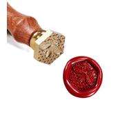 Sello de cera de abeja, sello de abeja, sello 3D, grabado en relieve, 25 mm, cabeza de sello de latón con mango de madera retro, sentimientos perfectos para marcas, sobre de fiesta de boda