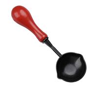 Sello de cera de cera para sello de cera y sello de cera para sello de cera para Spout Design Wax Spoon, sello anti-Stick Fire Paint Stamp Spoon, sello de cera de madera, perfecto para sellar sobres