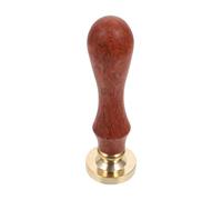 Sello de Cera Mango de Madera Retro Cabeza de Cobre