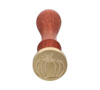 Sello de Cera Mango de Madera y Retro Cabeza de Cobre