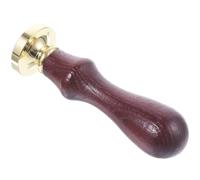 Sello de Cera para Cartas y Sobres, Madera y Cobre, Cabezal