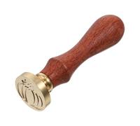 Sello de Cera Retro Creativo Mango de Madera y Cabeza de Cobre
