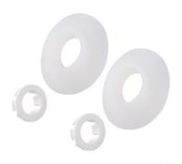 Sello de cisterna de inodoro SV01967 de goma de alta durabilidad (blanco-2 | Compatible con SV01967, material de goma, incluye clip de seguridad, detiene fugas al instante, fácil instalación