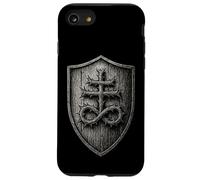 Sello de cruz Leviatán de azufre en escudo de caballero gótico Carcasa para iPhone SE (2020) / 7 / 8