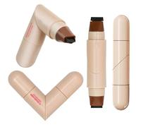 Sello de delineador de ojos plegable de 90 °, 2 unidades de lápiz delineador de ojos impermeable para alas perfectas, lápiz delineador de ojos a prueba de mudge, lápiz para principiantes, negro y